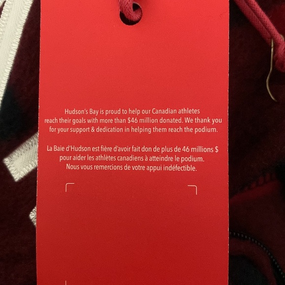 HBC Hudson’s Bay Canada Olympic Official Outfitter Fleece Pajama Sleeper - Picture 8 of 8